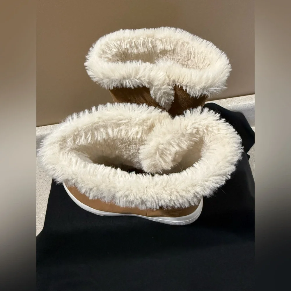 SKECHERS Leather SUEDE Boots GOGA Mat